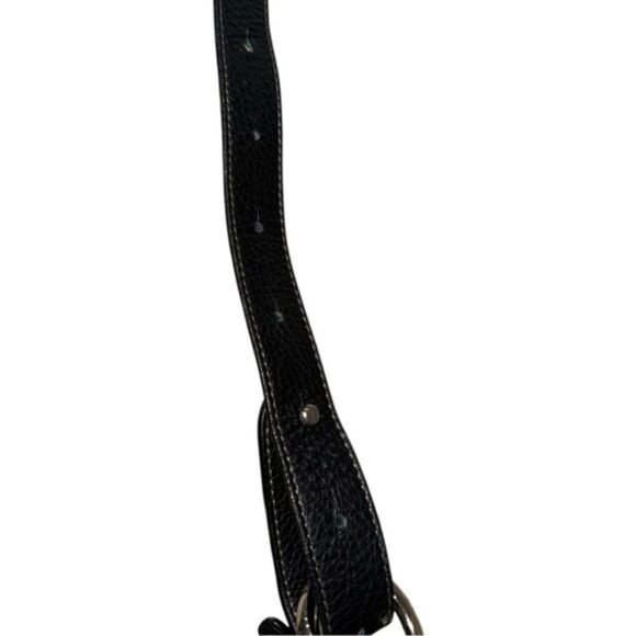 FURLA BLACK CROSSBODY BAG - PEBBLED LEATHER - EUC - Picture 6 of 10